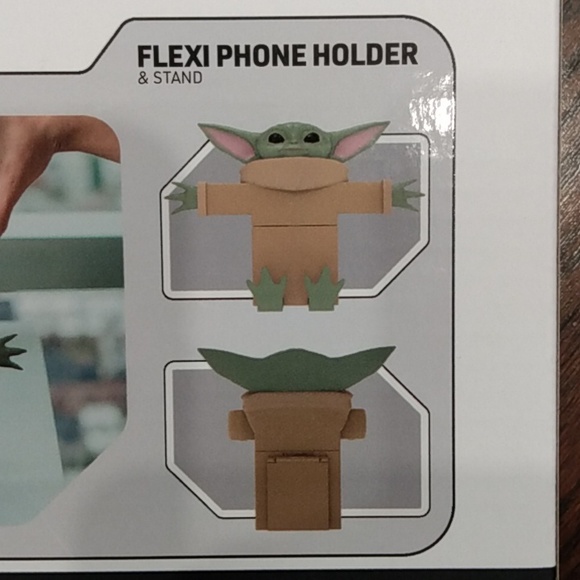 Star Wars The Mandalorian Grogu Flexi Phone Holder and Stand Disney - Picture 5 of 9